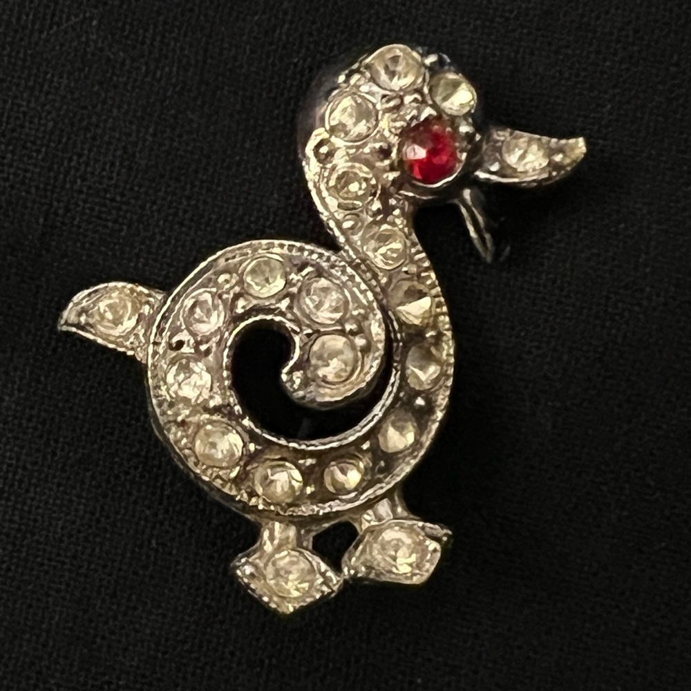Vintage Duck Brooch